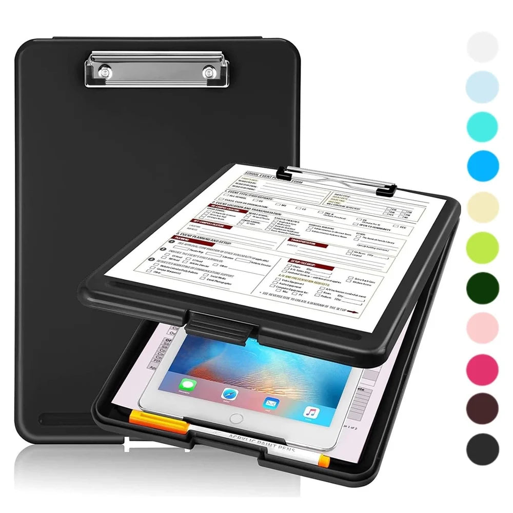 A4 Clipboard with Storage Case for Paper and Document Storage
