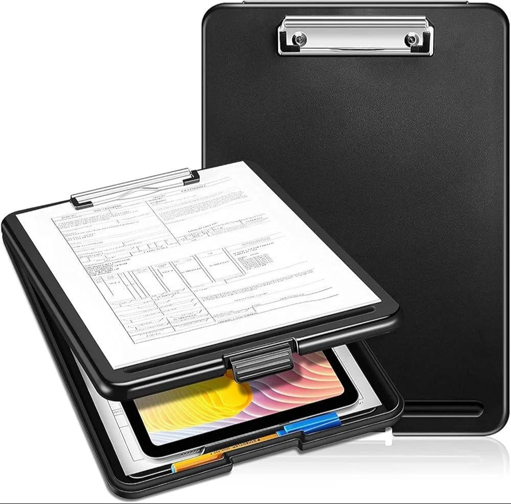 A4 Clipboard with Storage Case for Paper and Document Storage