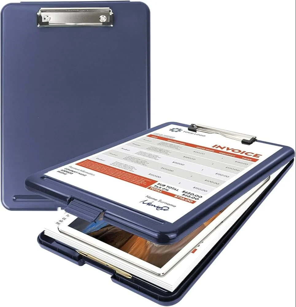 A4 Clipboard with Storage Case for Paper and Document Storage