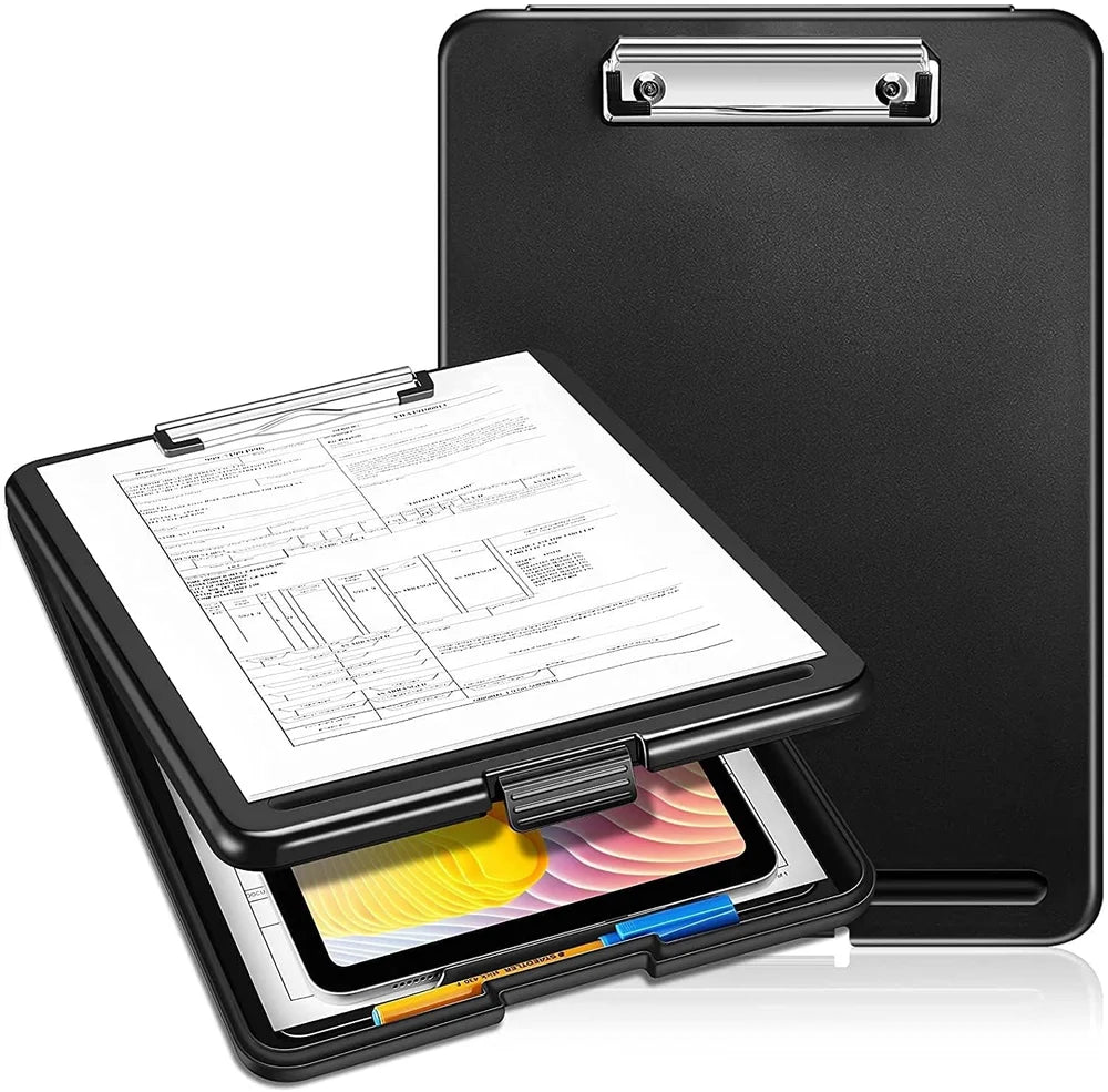 A4 Clipboard with Storage Case for Paper and Document Storage